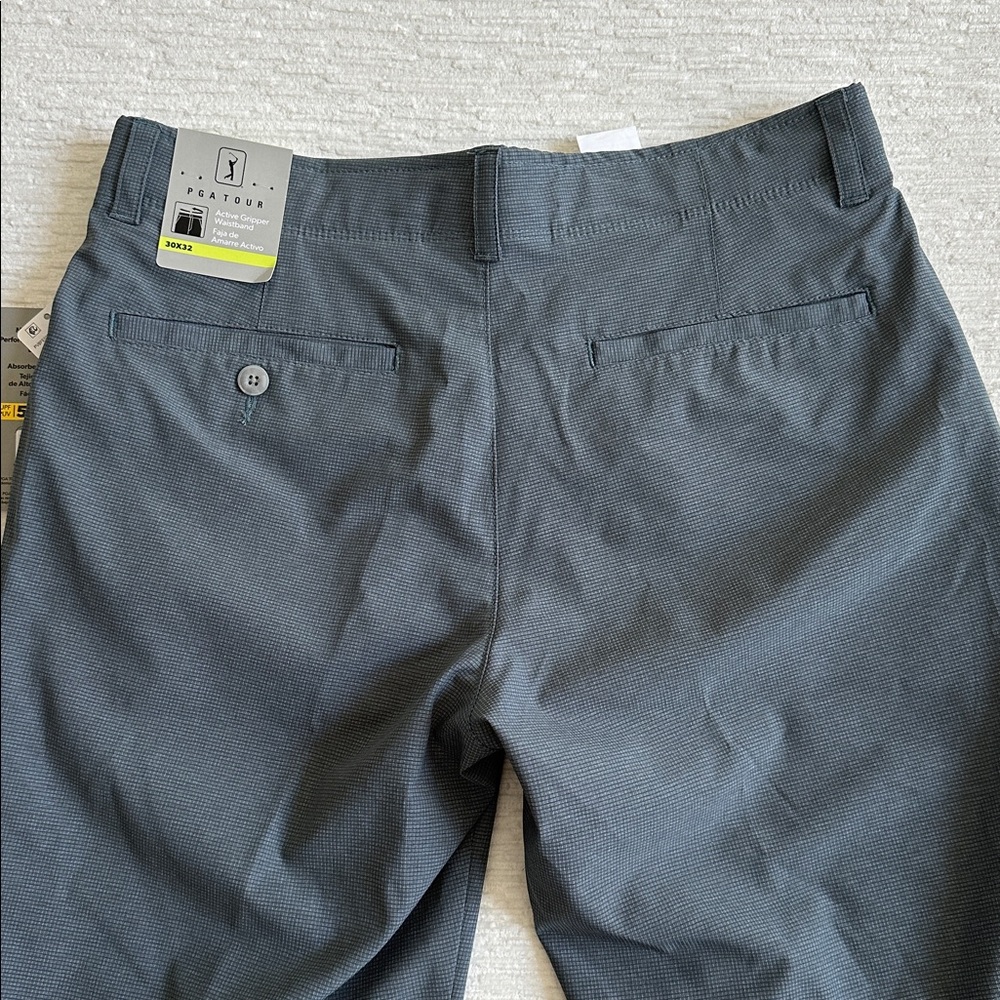 PGA Tour Men's Charcoal Lightweight Golf Pants NWT - Picture 4 of 6